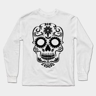 BOLD GOTHIC SKULL Long Sleeve T-Shirt